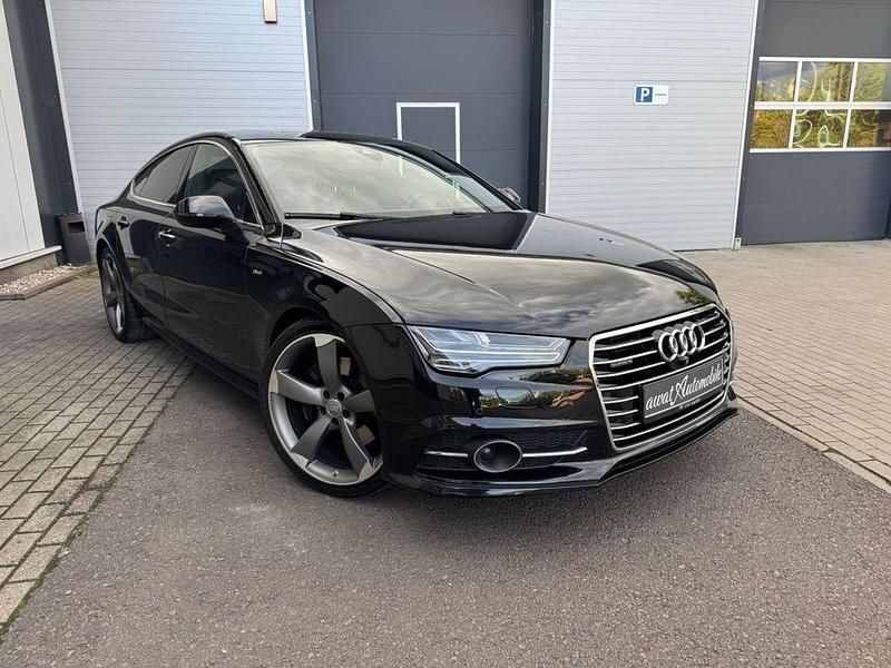 Schwarz Gebraucht 2015 Audi A7 Sportback S-Line Kleinwagen | 25.999 € (Guter Preis) - Bild 1/4