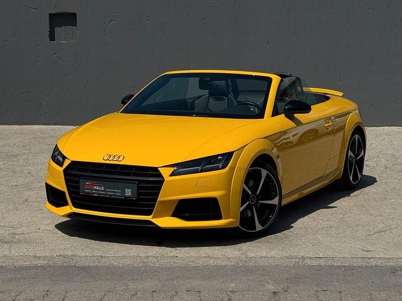 Vegasgelb uni Gebraucht 2017 Audi TT Roadster S-Line Cabrio | 26.490 € (Fairer Preis) - Bild 1/4