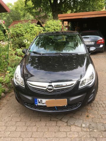 Gebraucht Opel Corsa Edition 114 PS (83 kW) 2012 Schwarz Kleinwagen
