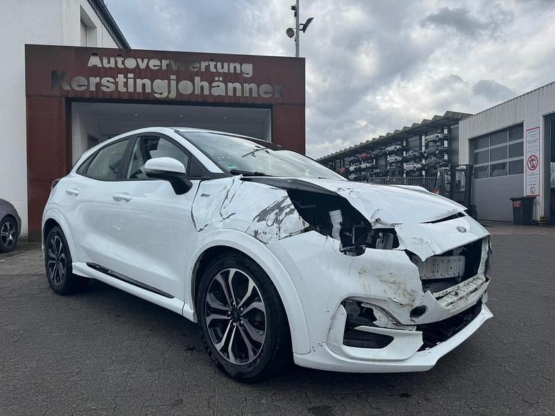 Weiß Gebraucht 2023 Ford Puma ST-Line SUV | 6.330 € - Bild 1/4