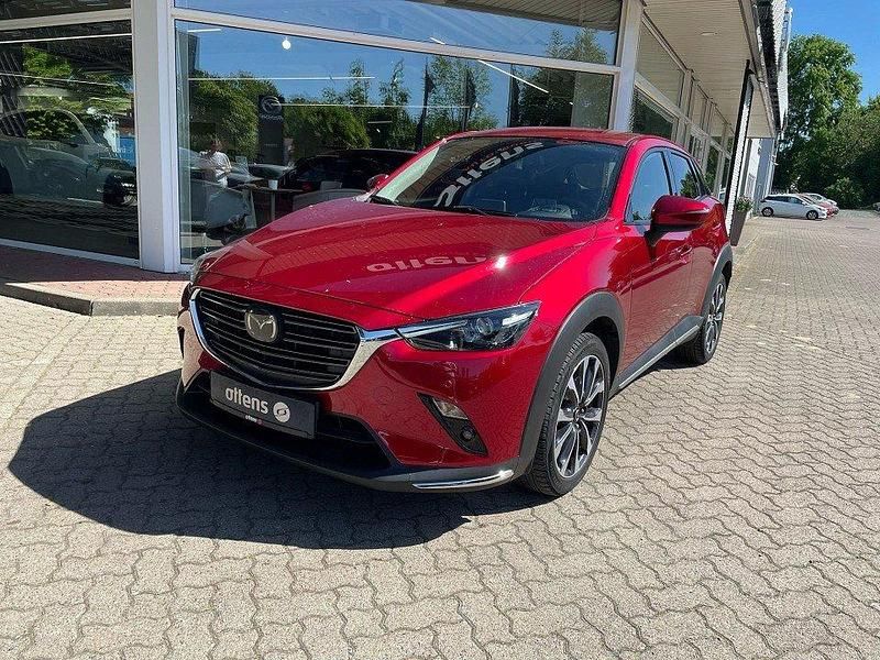 Gebraucht Mazda CX-3 121 PS (88 kW) 2018 Magmarot metallic SUV