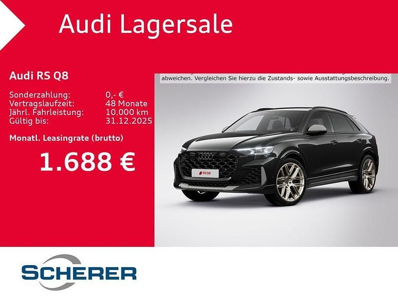 Schwarz Neu 2025 Audi RS Q8 Performance SUV | 155.840 € (Superpreis) - Bild 1/4