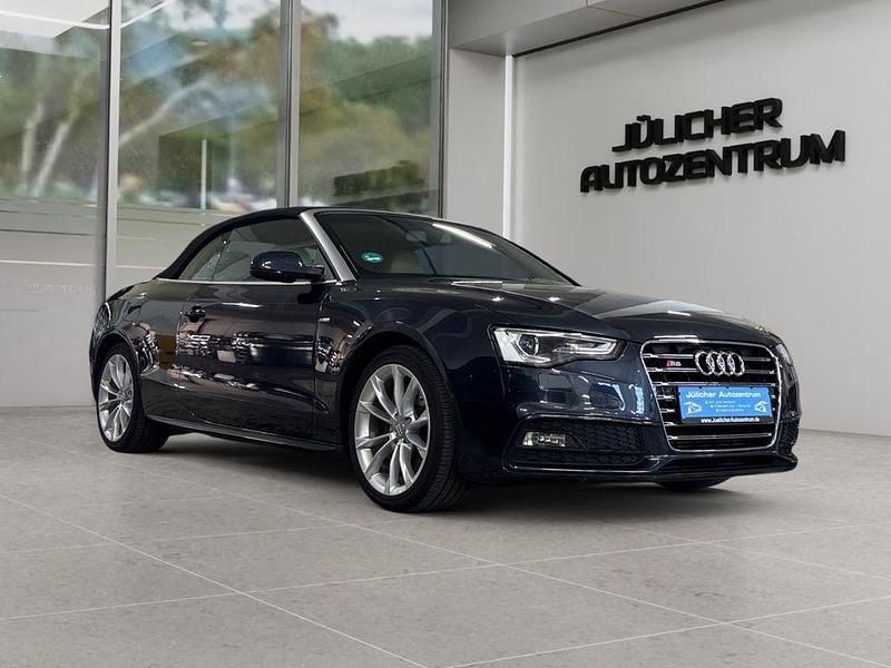 Blau Gebraucht 2015 Audi A5 Cabriolet S-Line Cabrio | 17.990 € (Fairer Preis) - Bild 1/4