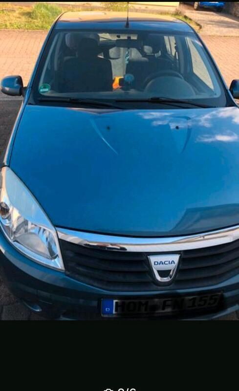 Blau Gebraucht 2008 Dacia Sandero Kleinwagen | 1.400 € (Fairer Preis) - Bild 1/4