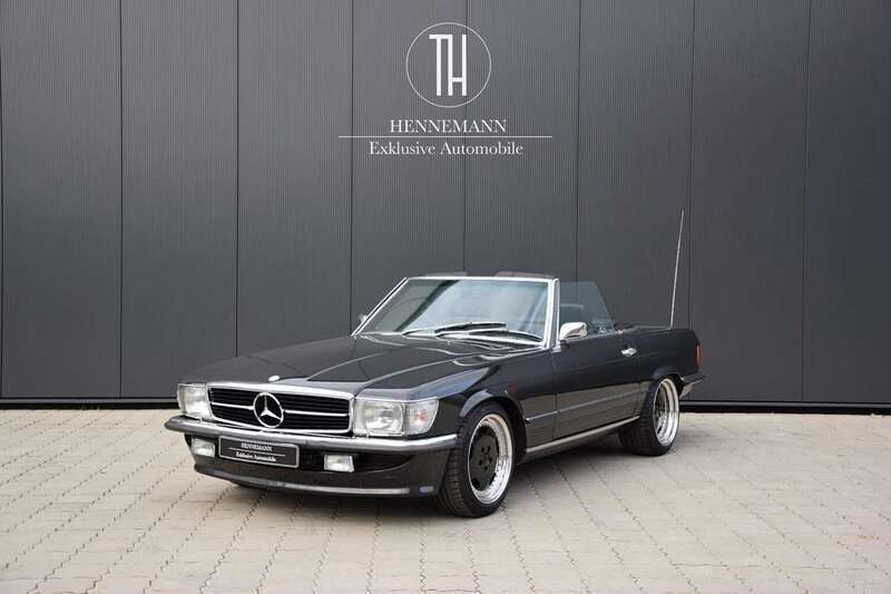 Schwarz Gebraucht 1988 Mercedes SL500 AMG Cabrio | 79.899 € - Bild 1/4