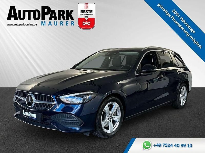 Blau Gebraucht 2022 Mercedes C300 Avantgarde Limousine | 21.498 € (Superpreis) - Bild 1/4
