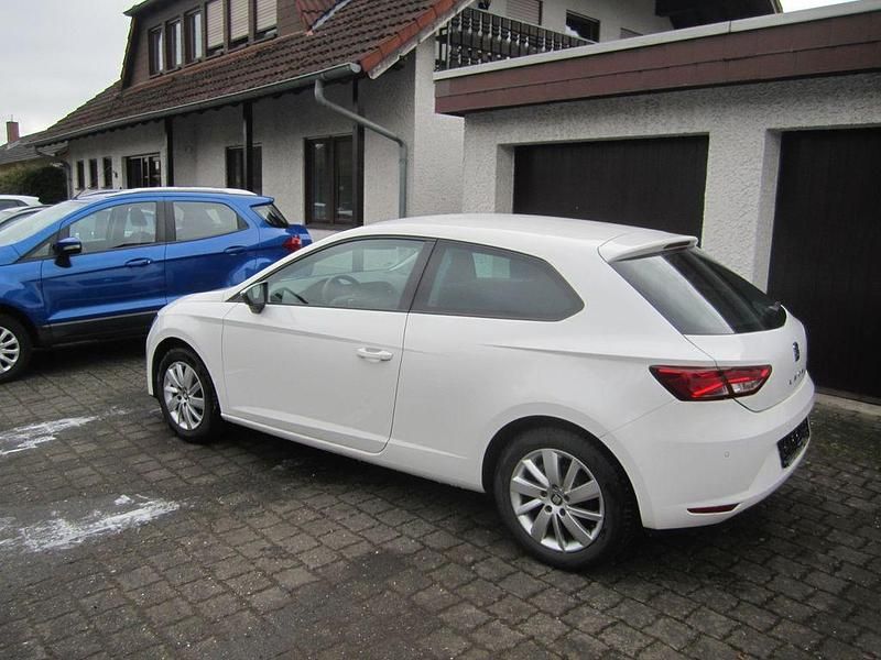 Gebraucht Seat Leon SC Reference 110 PS (80 kW) 2016 Weiß Kleinwagen
