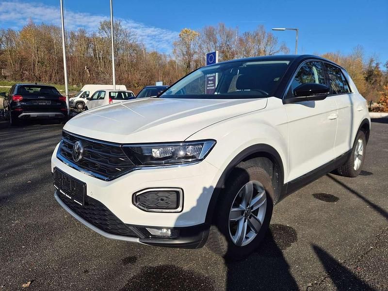 Purewhite Gebraucht 2019 VW T-Roc Style SUV | 19.890 € (Guter Preis) - Bild 1/4