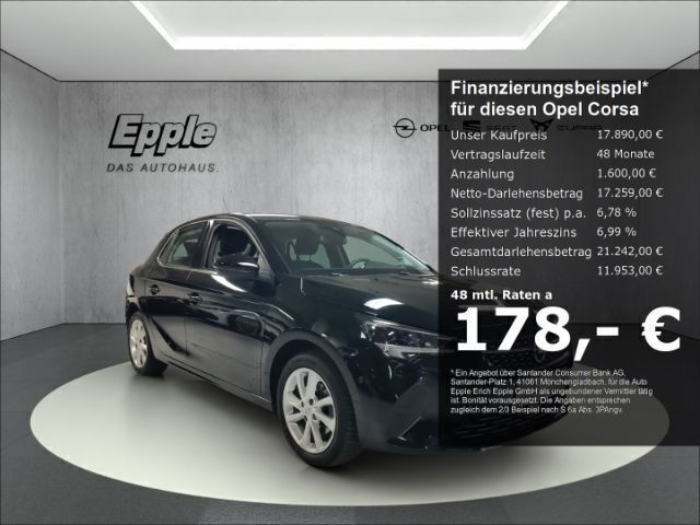 Schwarz Gebraucht 2023 Opel Corsa Elegance Limousine | 18.390 € (Fairer Preis) - Bild 1/2