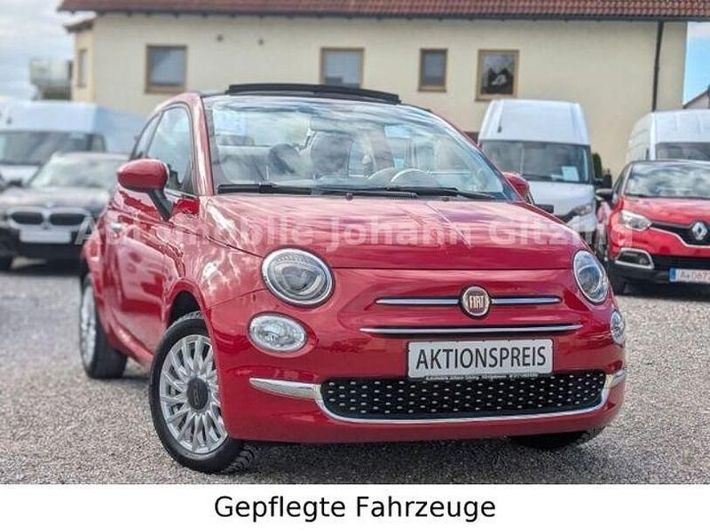 Rot Gebraucht 2023 Fiat 500C Dolcevita Cabrio | 10.590 € (Guter Preis) - Bild 1/4