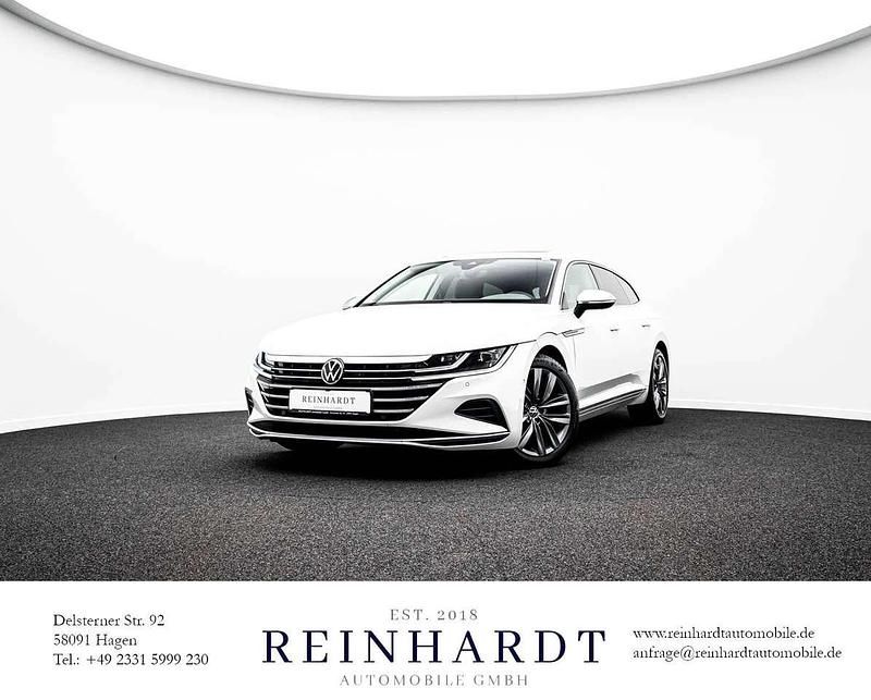 Pure white Gebraucht 2021 VW Arteon Elegance Kombi | 27.255 € (Superpreis) - Bild 1/3