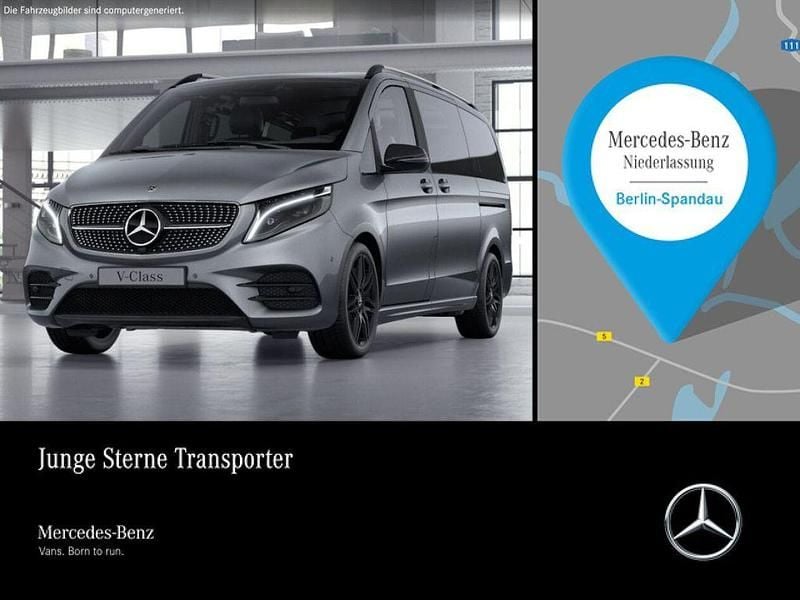 Grau Gebraucht 2021 Mercedes V300 AMG Van / Kleinbus | 51.990 € (Superpreis) - Bild 1/4