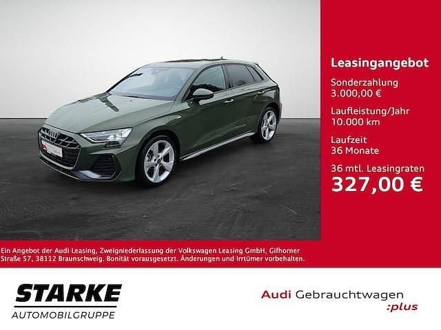 Distriktgrün metallic Gebraucht 2025 Audi A3 Sportback e-tron S-Line Kleinwagen | 41.890 € - Bild 1/4