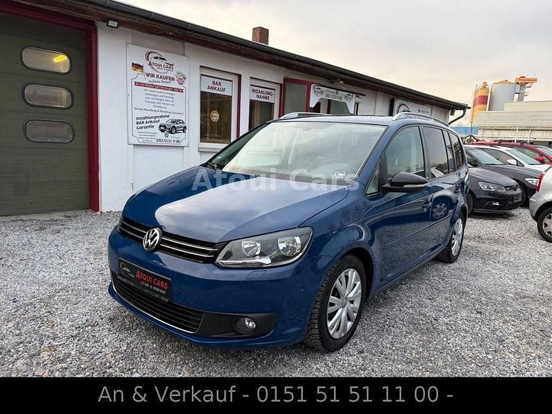 Gebraucht VW Touran Style 140 PS (102 kW) 2012 Blau Van / Kleinbus