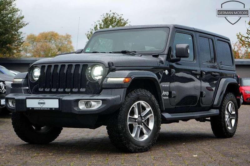 Schwarz Gebraucht 2018 Jeep Wrangler Sahara SUV | 38.950 € (Fairer Preis) - Bild 1/4