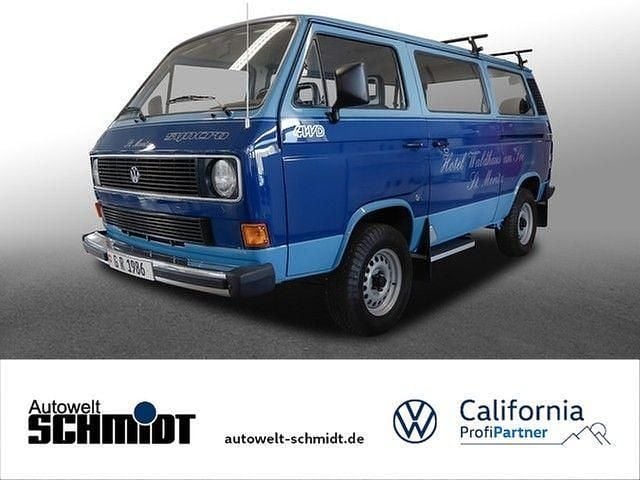 Gebraucht VW T3 77 PS (56 kW) 1986 Mediumblau/ultramarinblau Van