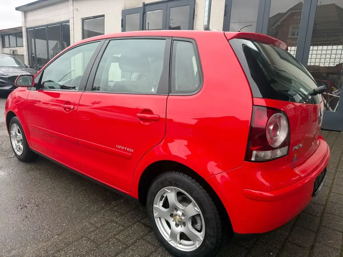 Gebraucht VW Polo United 80 PS (58 kW) 2008 Rot Kleinwagen