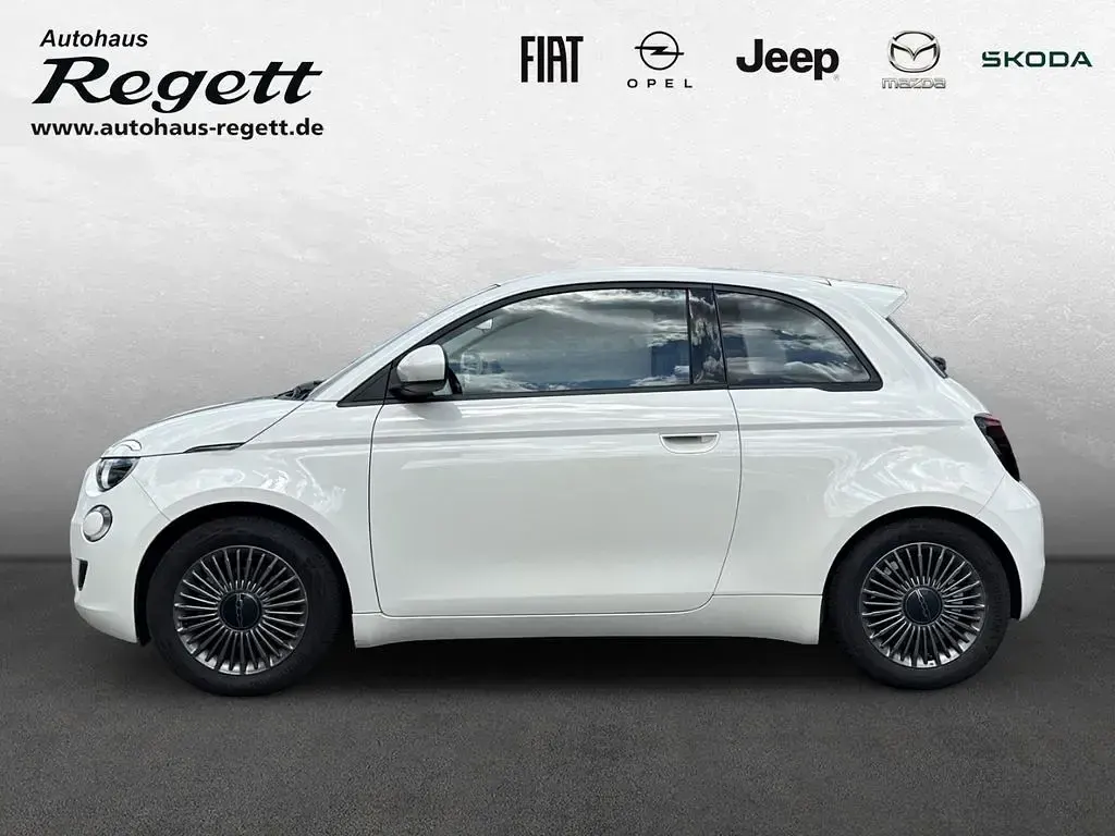 Gebraucht Fiat 500e Icon 86 kW (118 PS) 2022 Arktis weiß) (weiss Kleinwagen