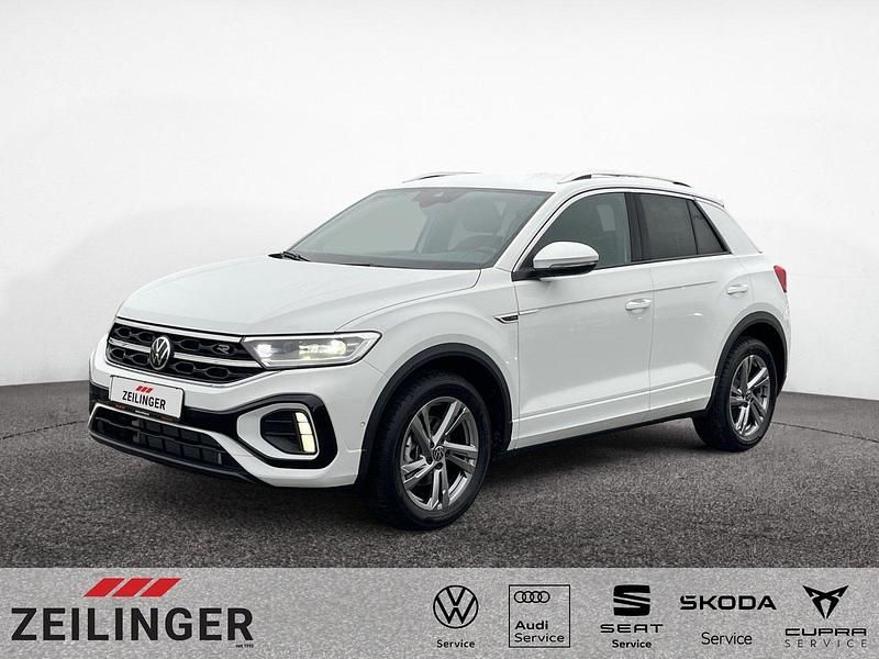 Pure white Neu 2025 VW T-Roc R-line SUV | 30.445 € (Superpreis) - Bild 1/4