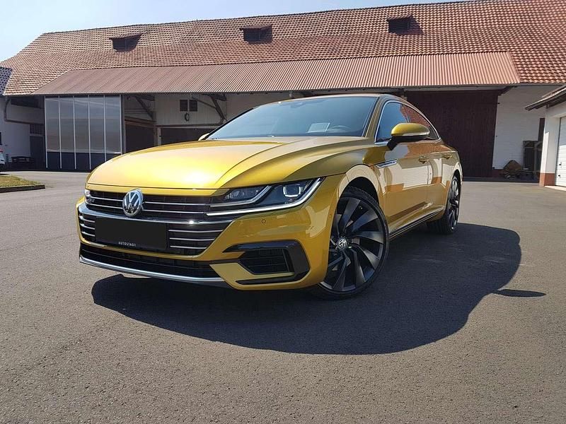 Gelb Gebraucht 2018 VW Arteon R-line Coupé | 22.500 € (Fairer Preis) - Bild 1/4