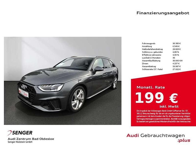 Daytonagrau perleffekt Gebraucht 2023 Audi A4 S-Line Kombi | 36.380 € (Guter Preis) - Bild 1/4