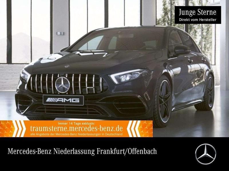 Schwarz Gebraucht 2022 Mercedes A45 AMG AMG Limousine | 45.890 € (Guter Preis) - Bild 1/3