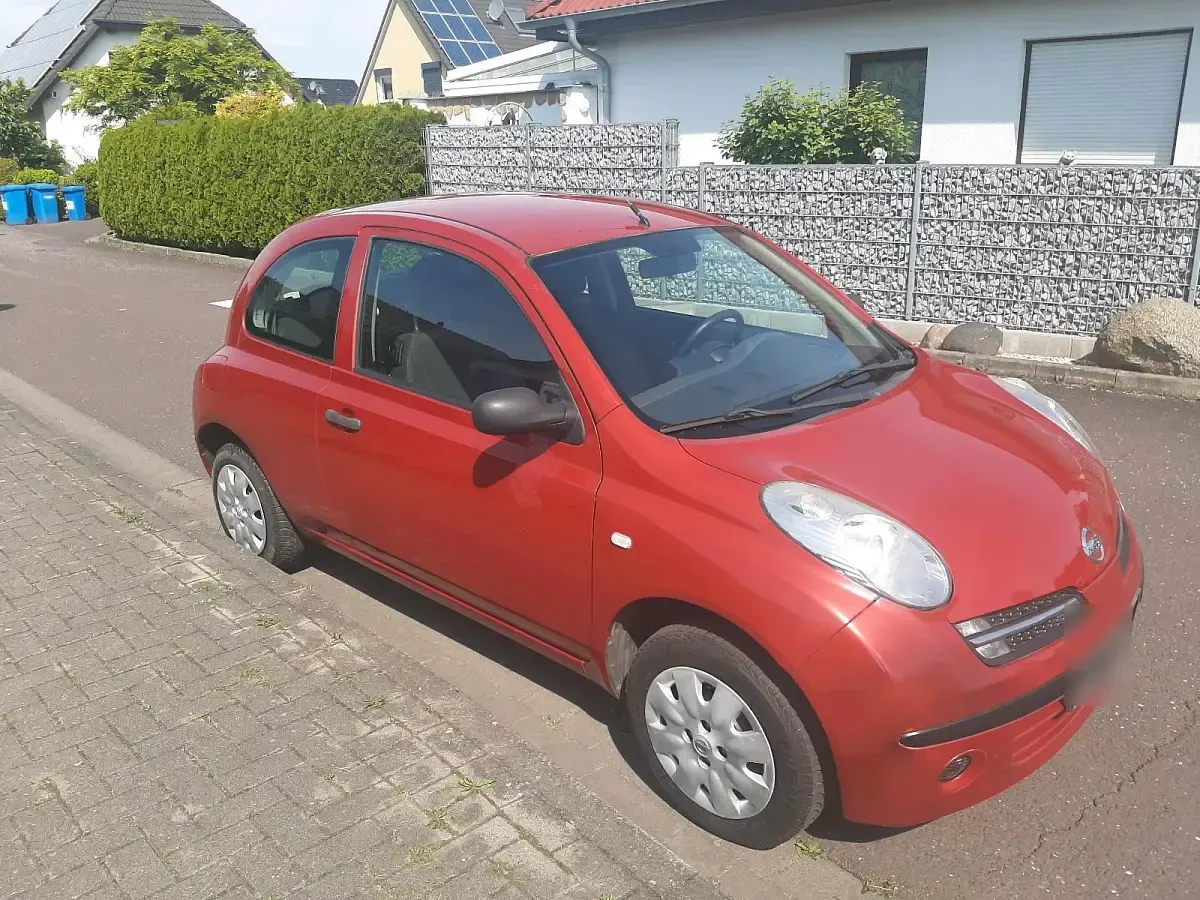 Gebraucht Nissan Micra 65 PS (47 kW) 2007 Rot Kleinwagen