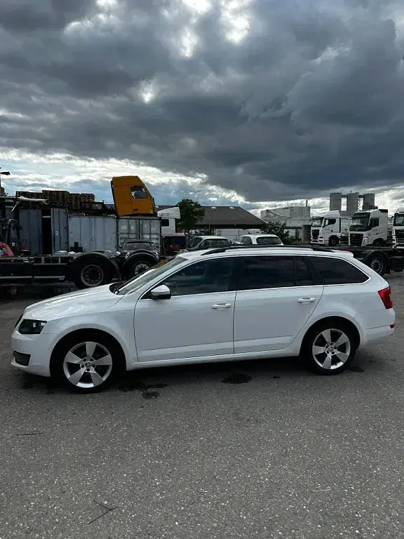 Gebraucht Skoda Octavia Elegance 105 PS (77 kW) 2014 Weiß Kombi
