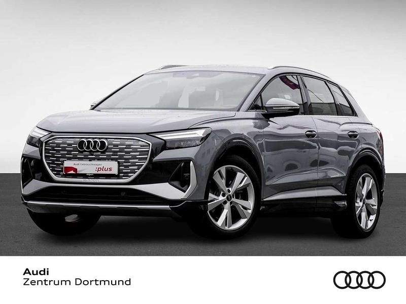 Kieselgrau Gebraucht 2022 Audi Q4 e-tron S-Line SUV | 26.485 € (Fairer Preis) - Bild 1/3