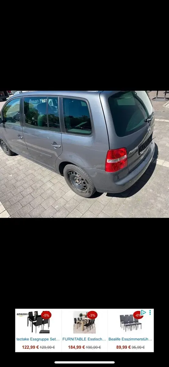 Gebraucht VW Touran 105 PS (77 kW) 2004 Grau Van / Kleinbus