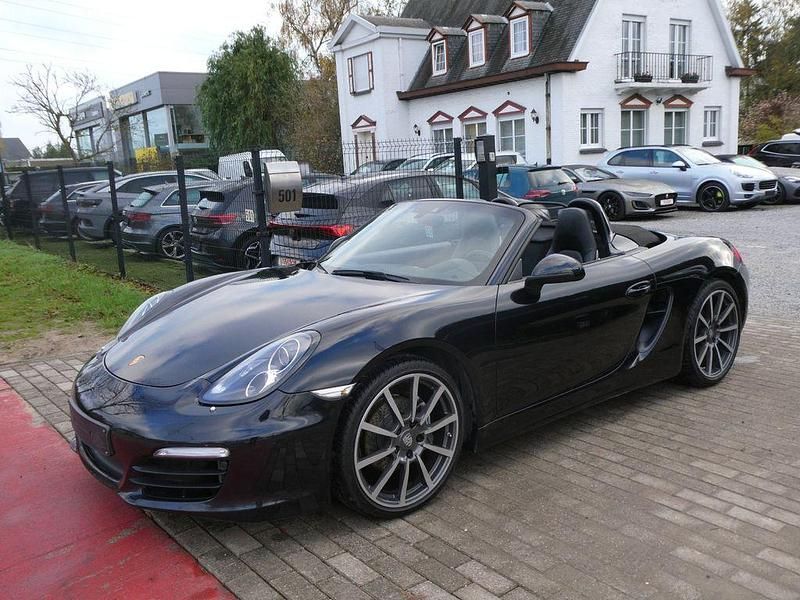 Schwarz Gebraucht 2016 Porsche Boxster Black Edition Cabrio | 29.990 € - Bild 1/4
