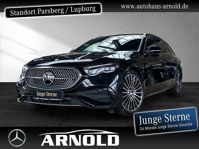 Obsidianschwarz Gebraucht 2024 Mercedes E450 AMG line Kombi | 87.850 € (Teuer) - Bild 1/4