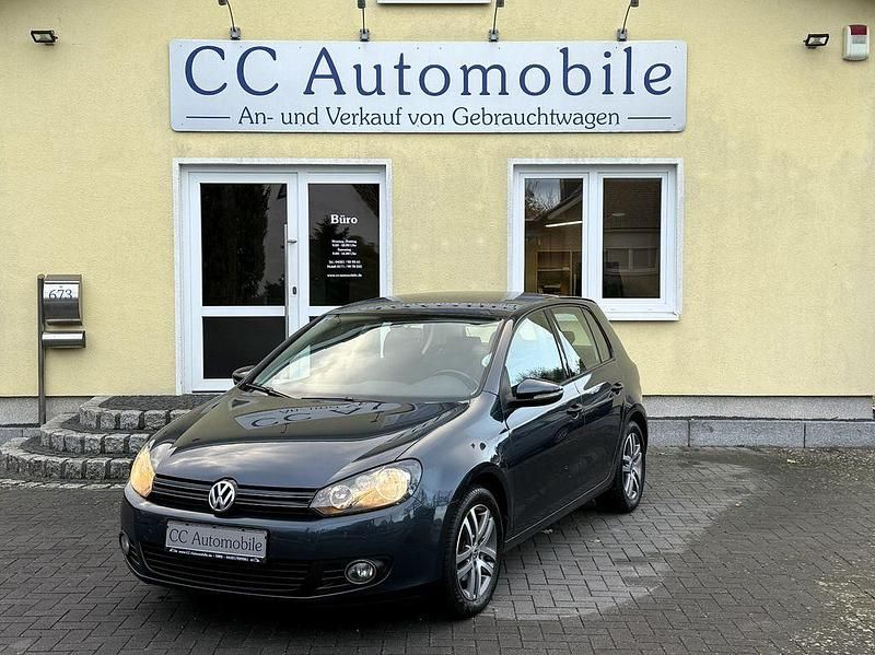 Blau Gebraucht 2009 VW Golf VI Comfortline Limousine | 4.980 € (Fairer Preis) - Bild 1/4
