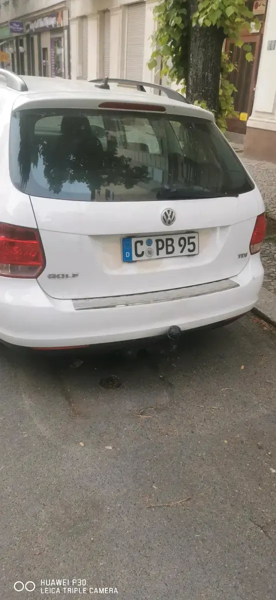 Brugt VW Golf VI 105 HK (77 kW) 2008 Hvid Hatchback