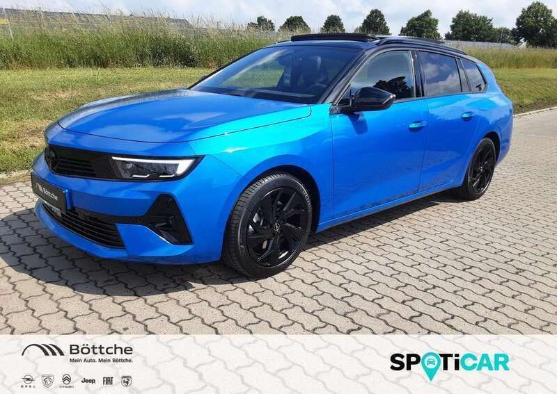 Blau/typ aussenverkleidung met Neu 2024 Opel Astra GS Line Kombi | 30.480 € (Fairer Preis) - Bild 1/4