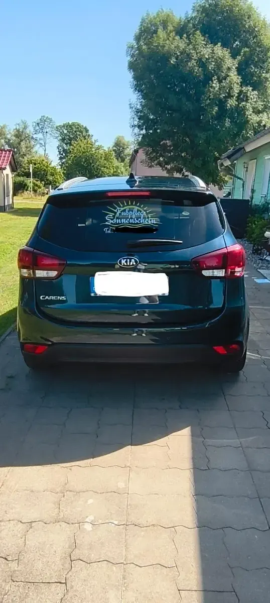 Gebraucht Kia Carens 135 PS (99 kW) 2018 Blau Van / Kleinbus