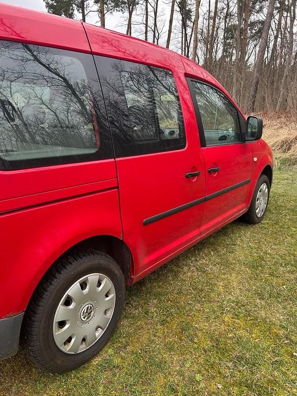 Gebraucht VW Caddy 75 PS (55 kW) 2006 Rot Van / Kleinbus
