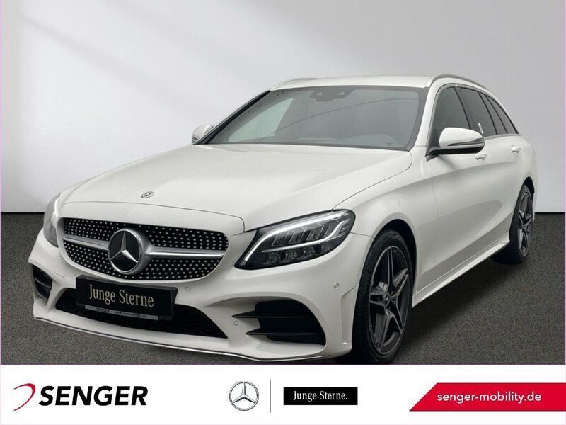 Weiß Gebraucht 2021 Mercedes C180 AMG Kombi | 27.740 € (Fairer Preis) - Bild 1/4