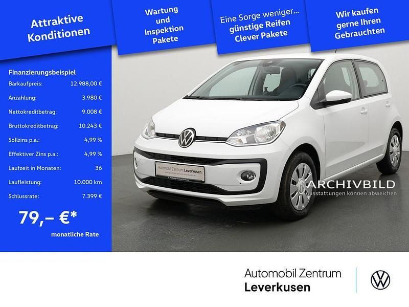 Weiss Gebraucht 2021 VW e-up! Move Kleinwagen | 12.988 € (Fairer Preis) - Bild 1/4