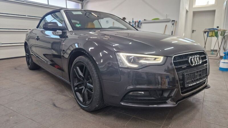 Lavagrau perleffekt Gebraucht 2016 Audi A5 Cabriolet S-Line Cabrio | 24.799 € (Fairer Preis) - Bild 1/4