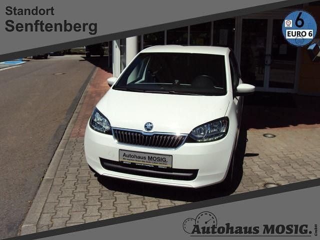 Weiß schwarz Gebraucht 2017 Skoda Citigo Fun Kleinwagen | 8.999 € (Fairer Preis) - Bild 1/4