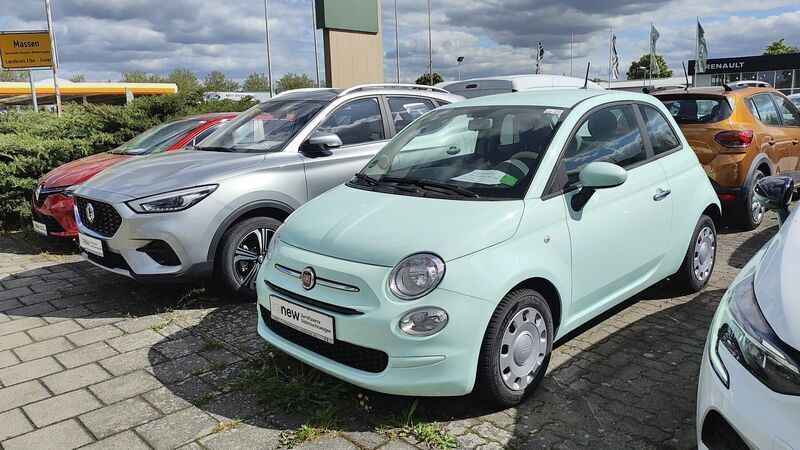 Grün Gebraucht 2021 Fiat 500 Pop Kleinwagen | 8.699 € (Superpreis) - Bild 1/4