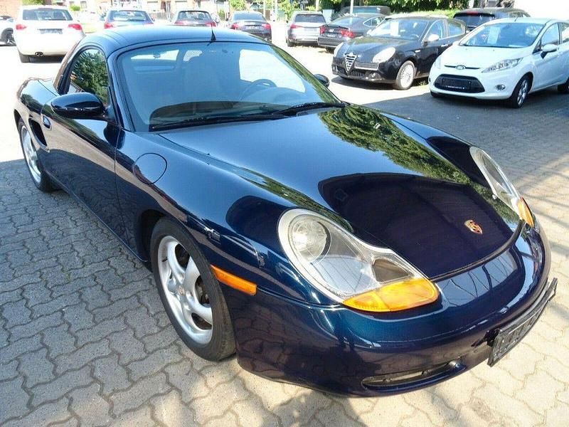 Blau Gebraucht 1997 Porsche Boxster Cabrio | 12.000 € (Guter Preis) - Bild 1/4