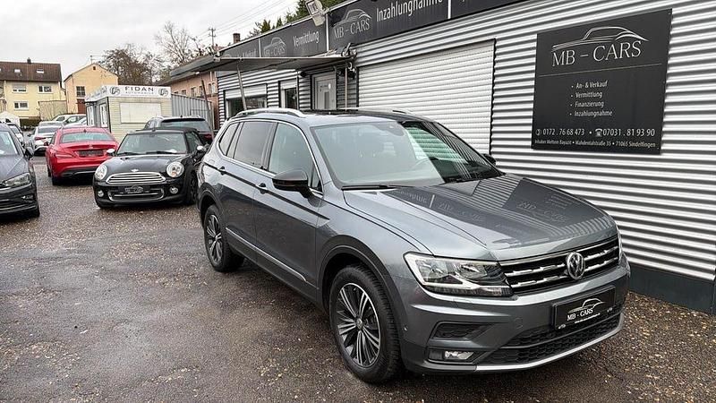 Grau Gebraucht 2021 VW Tiguan Allspace United SUV | 27.990 € (Superpreis) - Bild 1/4