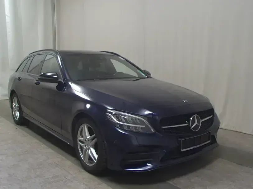 Gebraucht Mercedes C220 AMG line 194 PS (142 kW) 2020 Blau Kombi