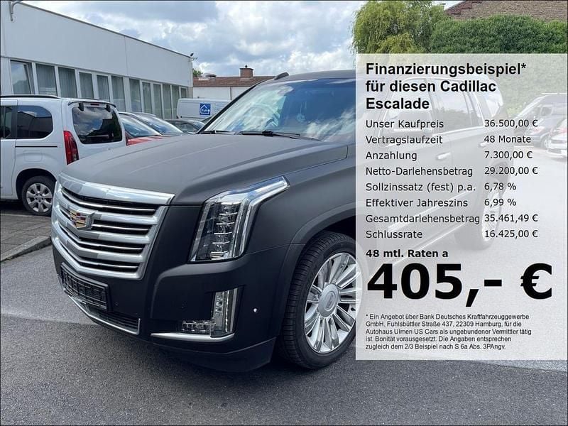 Weiss Gebraucht 2017 Cadillac Escalade SUV | 36.500 € (Superpreis) - Bild 1/4