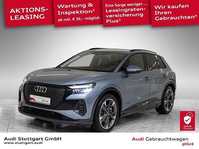 Geysirblau metallic Gebraucht 2025 Audi Q4 e-tron Ambiente SUV | 44.920 € - Bild 1/4