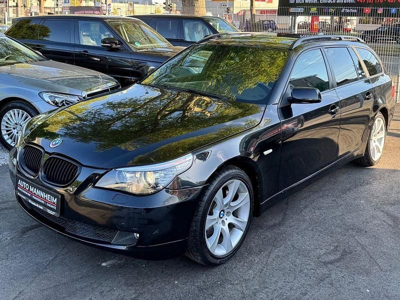 Schwarz Gebraucht 2009 BMW 520 Exclusive Kombi | 3.999 € (Guter Preis) - Bild 1/4