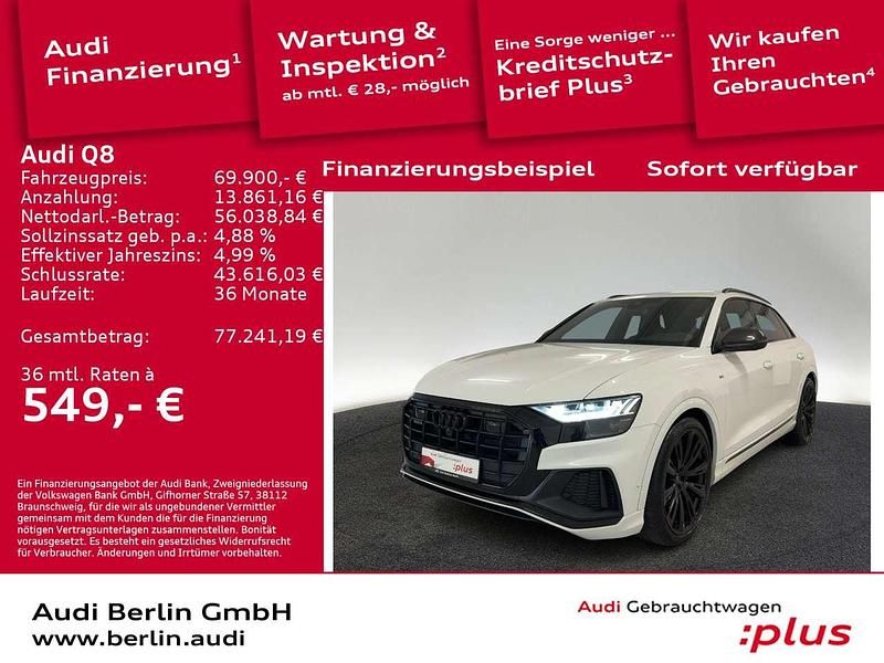 Gebraucht Audi Q8 Competition 286 PS (210 kW) 2022 Carraraweiß SUV