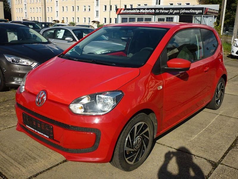 Rot Gebraucht 2014 VW up! move up! Kleinwagen | 3.900 € (Etwas zu teuer) - Bild 1/4